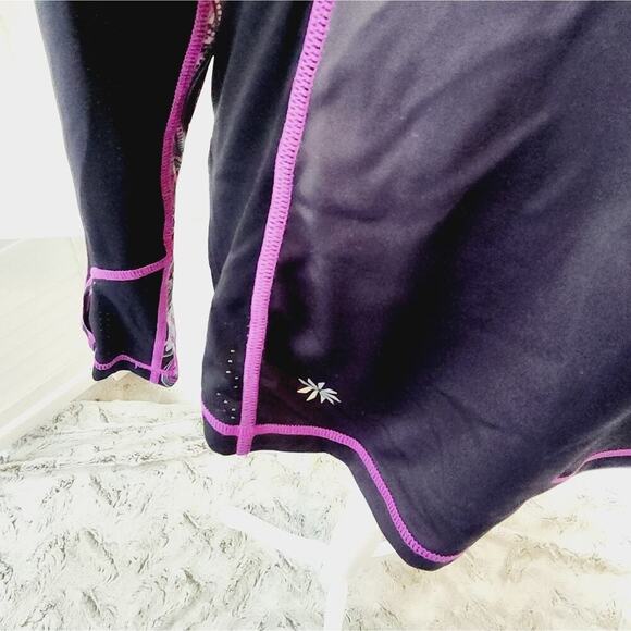 ATHLETA PINK & GRAY ATHLETIC LONG SLEEVE SIZE MED - Picture 3 of 8